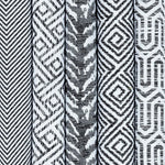 Charger l&#39;image dans la galerie, McAlister Textiles Costa Rica Black + White Fabric Fabrics 
