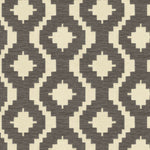 Charger l&#39;image dans la galerie, McAlister Textiles Arizona Geometric Charcoal Grey Fabric Fabrics 1 Metre 
