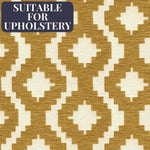 Charger l&#39;image dans la galerie, McAlister Textiles Arizona Geometric Yellow Fabric Fabrics 

