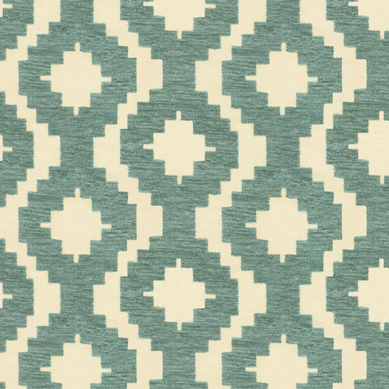 McAlister Textiles Arizona Geometric Duck Egg Blue Fabric Fabrics 1 Metre 
