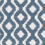 Charger l&#39;image dans la galerie, McAlister Textiles Arizona Geometric Wedgewood Blue Fabric Fabrics 1 Metre 

