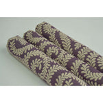 Charger l&#39;image dans la galerie, McAlister Textiles Little Leaf Aubergine Purple Fabric Fabrics 
