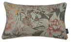 Charger l&#39;image dans la galerie, McAlister Textiles Blooma Green, Pink and Ochre Floral Pillow Pillow Cover Only 50cm x 30cm 
