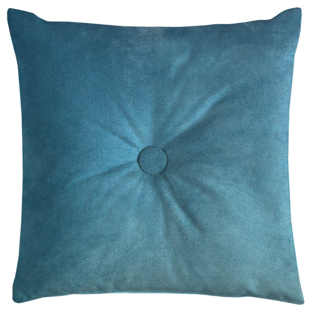 Blue velvet cushions best sale