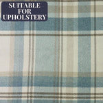 Charger l&#39;image dans la galerie, McAlister Textiles Heritage Tartan Duck Egg Blue Curtain Fabric Fabrics 
