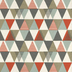 Charger l&#39;image dans la galerie, McAlister Textiles Vita Cotton Print Burnt Orange Fabric Fabrics 1 Metre 
