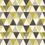 Charger l&#39;image dans la galerie, McAlister Textiles Vita Cotton Print Ochre Yellow Fabric Fabrics 1 Metre 
