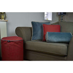 Charger l&#39;image dans la galerie, McAlister Textiles Deluxe Velvet Charcoal Grey Box 43cm x 43cm x 3cm Box Cushions 

