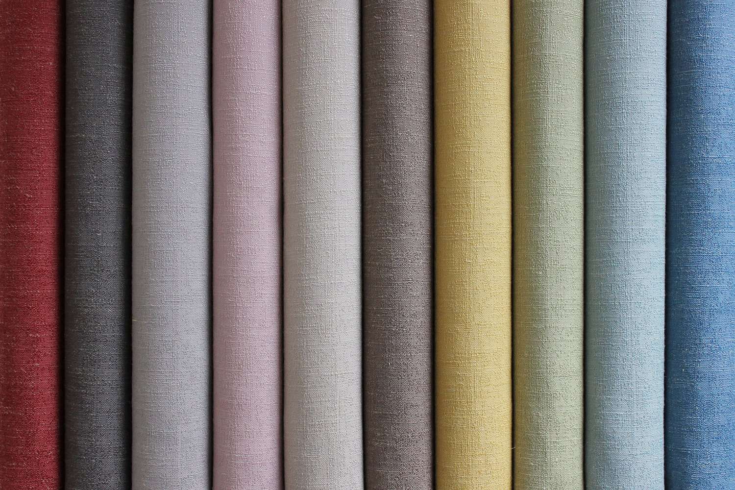 McAlister Textiles Harmony Linen Blend Taupe Textured Fabric Fabrics 