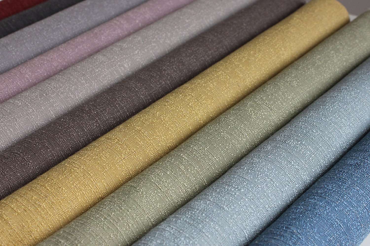 McAlister Textiles Harmony Linen Blend Teal Textured Fabric Fabrics 