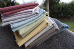 Charger l&#39;image dans la galerie, McAlister Textiles Harmony Linen Blend Dove Grey Textured Fabric Fabrics 
