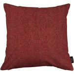 Charger l&#39;image dans la galerie, McAlister Textiles Herringbone Red Cushion Cushions and Covers Cover Only 43cm x 43cm 

