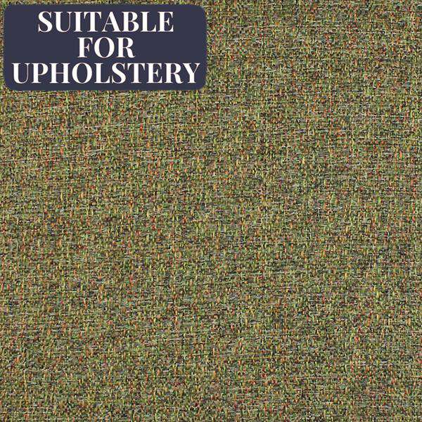 McAlister Textiles Highlands Rustic Plain Forest Green Fabric Fabrics 1/2 Metre 
