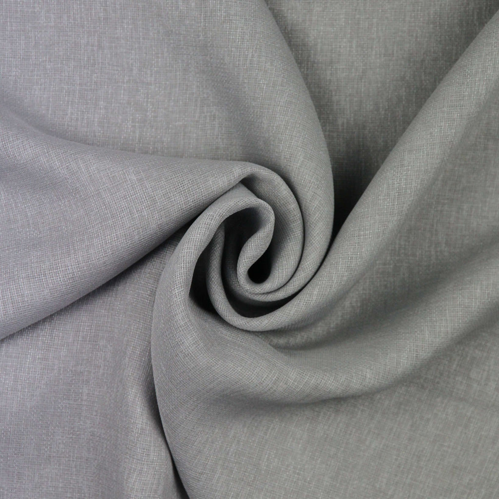 McAlister Textiles Momentum Silver Grey Wide Width Voile Curtain Fabric Fabrics 1 Metre 