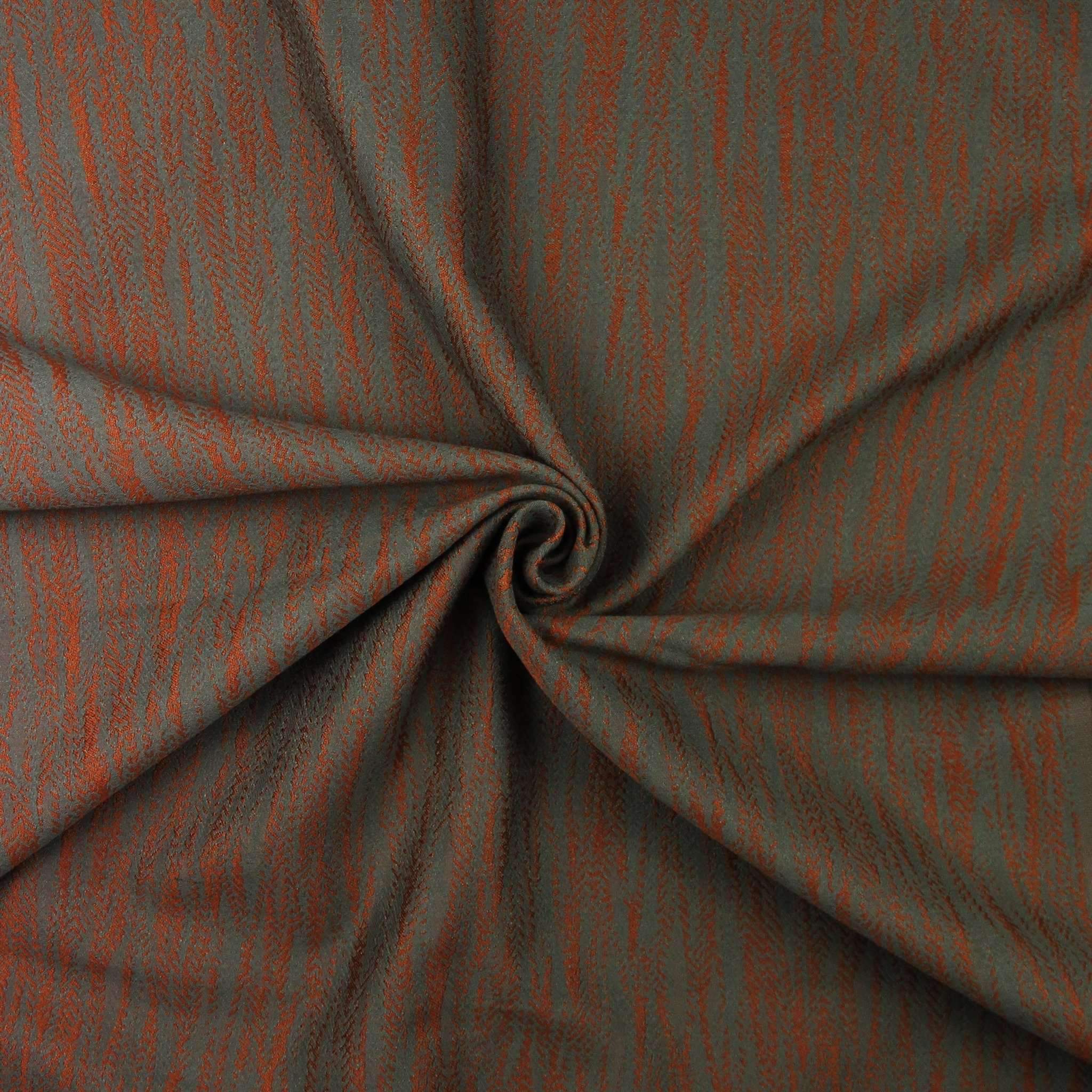 McAlister Textiles Lorne Fire Retardant Burnt Orange Fabric Fabrics 