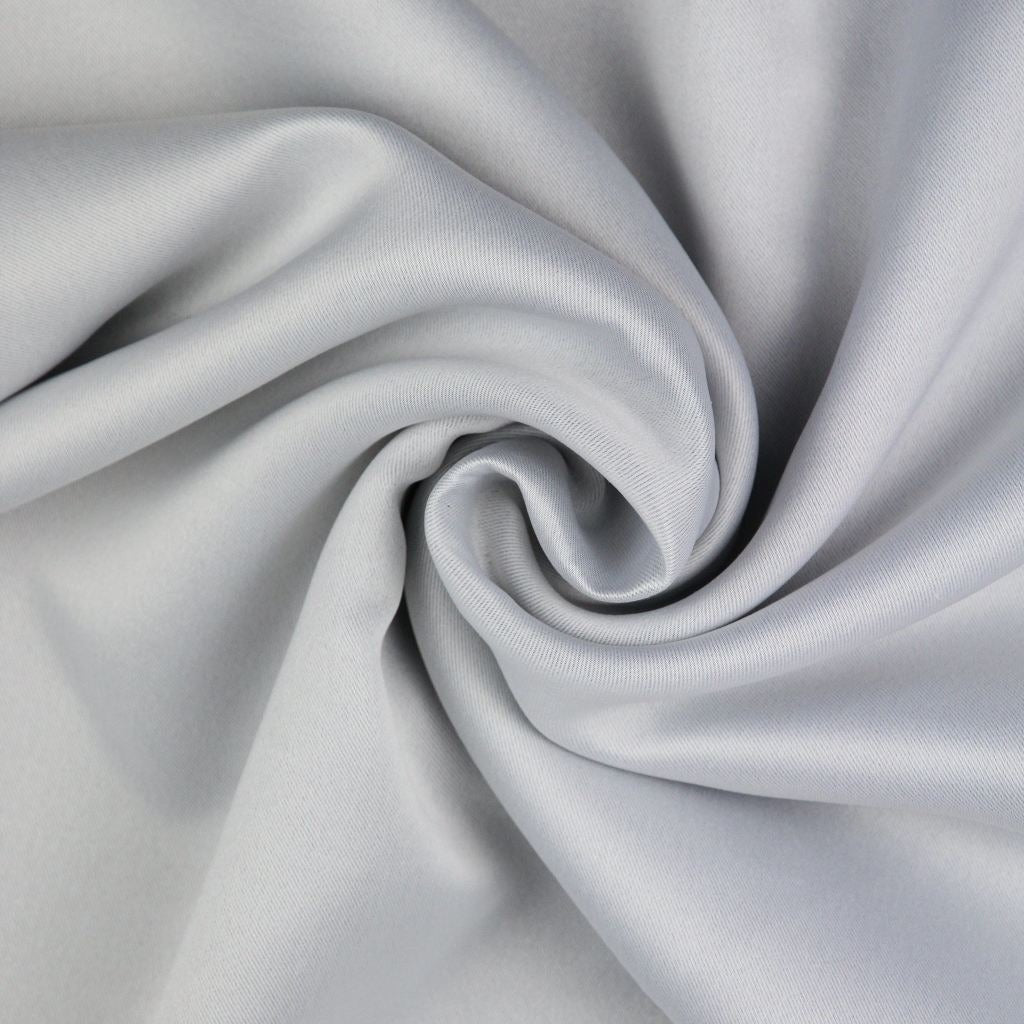 McAlister Textiles Minerals Cream White Blackout Curtain Fabric Fabrics 1 Metre 