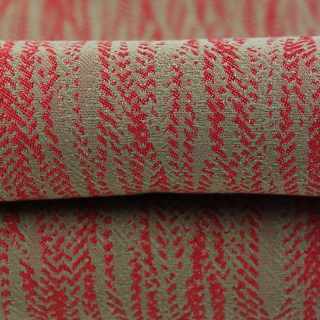 McAlister Textiles Lorne Fire Retardant Red Fabric Fabrics 