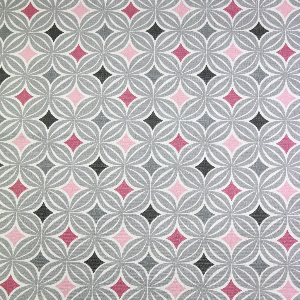 McAlister Textiles Laila Cotton Blush Pink Printed Fabric Fabrics 1/2 Metre 