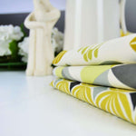 Charger l&#39;image dans la galerie, McAlister Textiles Vita Cotton Print Ochre Yellow Fabric Fabrics 
