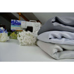 Charger l&#39;image dans la galerie, McAlister Textiles Minerals Silver Grey Blackout Curtain Fabric Fabrics 
