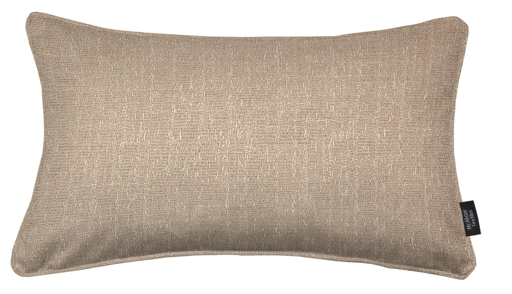 McAlister Textiles Eternity Taupe Chenille Pillow Pillow Cover Only 50cm x 30cm 