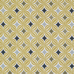 Charger l&#39;image dans la galerie, McAlister Textiles Laila Ochre Yellow and Grey FR Fabric Fabrics 1/2 Metre 
