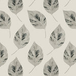 Charger l&#39;image dans la galerie, McAlister Textiles Leaf Soft Grey Floral Cotton Print Fabric Fabrics 1/2 Metre 
