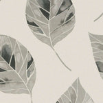 Charger l&#39;image dans la galerie, McAlister Textiles Leaf Soft Grey Floral Cotton Print Fabric Fabrics 
