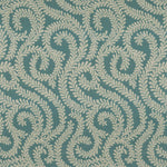 Charger l&#39;image dans la galerie, McAlister Textiles Little Leaf Teal Fabric Fabrics 1 Metre 
