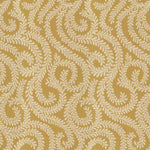Charger l&#39;image dans la galerie, McAlister Textiles Little Leaf Ochre Yellow Fabric Fabrics 1 Metre 
