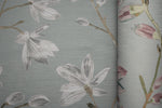 Charger l&#39;image dans la galerie, McAlister Textiles Magnolia Rose Pink and Duck Egg Floral FR Fabric Fabrics 
