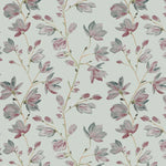 Charger l&#39;image dans la galerie, McAlister Textiles Magnolia Rose Pink and Duck Egg Floral FR Fabric Fabrics 
