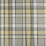 Charger l&#39;image dans la galerie, McAlister Textiles Heritage Tartan Mustard Yellow + Grey Curtain Fabric Fabrics 
