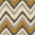 Charger l&#39;image dans la galerie, McAlister Textiles Navajo Yellow + Grey Striped Curtains Tailored Curtains 
