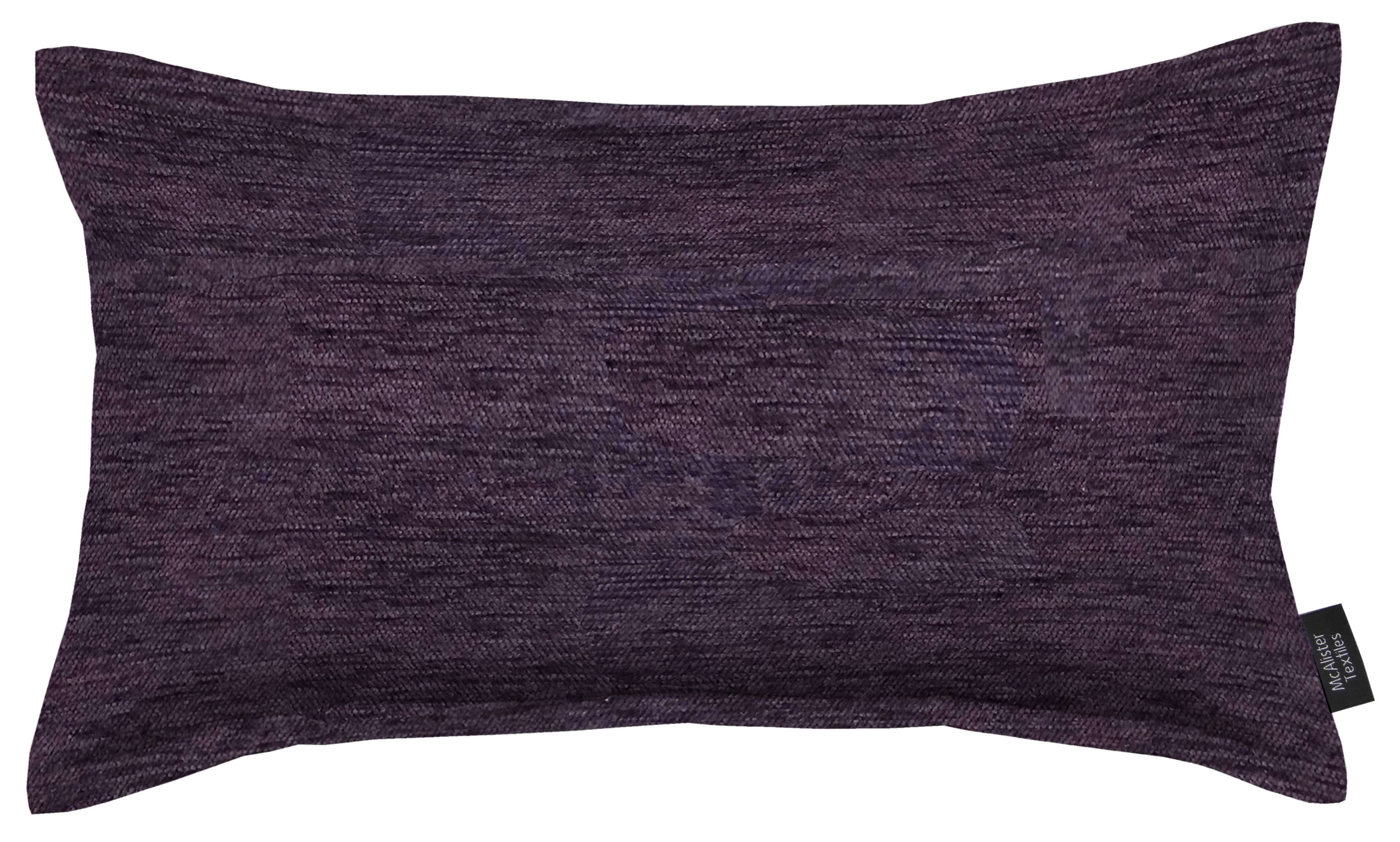 McAlister Textiles Plain Chenille Purple Pillow Pillow 
