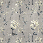 Charger l&#39;image dans la galerie, McAlister Textiles Meadow Soft Grey Floral Cotton Print Fabric Fabrics 1/2 Metre 
