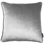 Charger l&#39;image dans la galerie, McAlister Textiles Silver Crushed Velvet Cushions Cushions and Covers Cover Only 43cm x 43cm 
