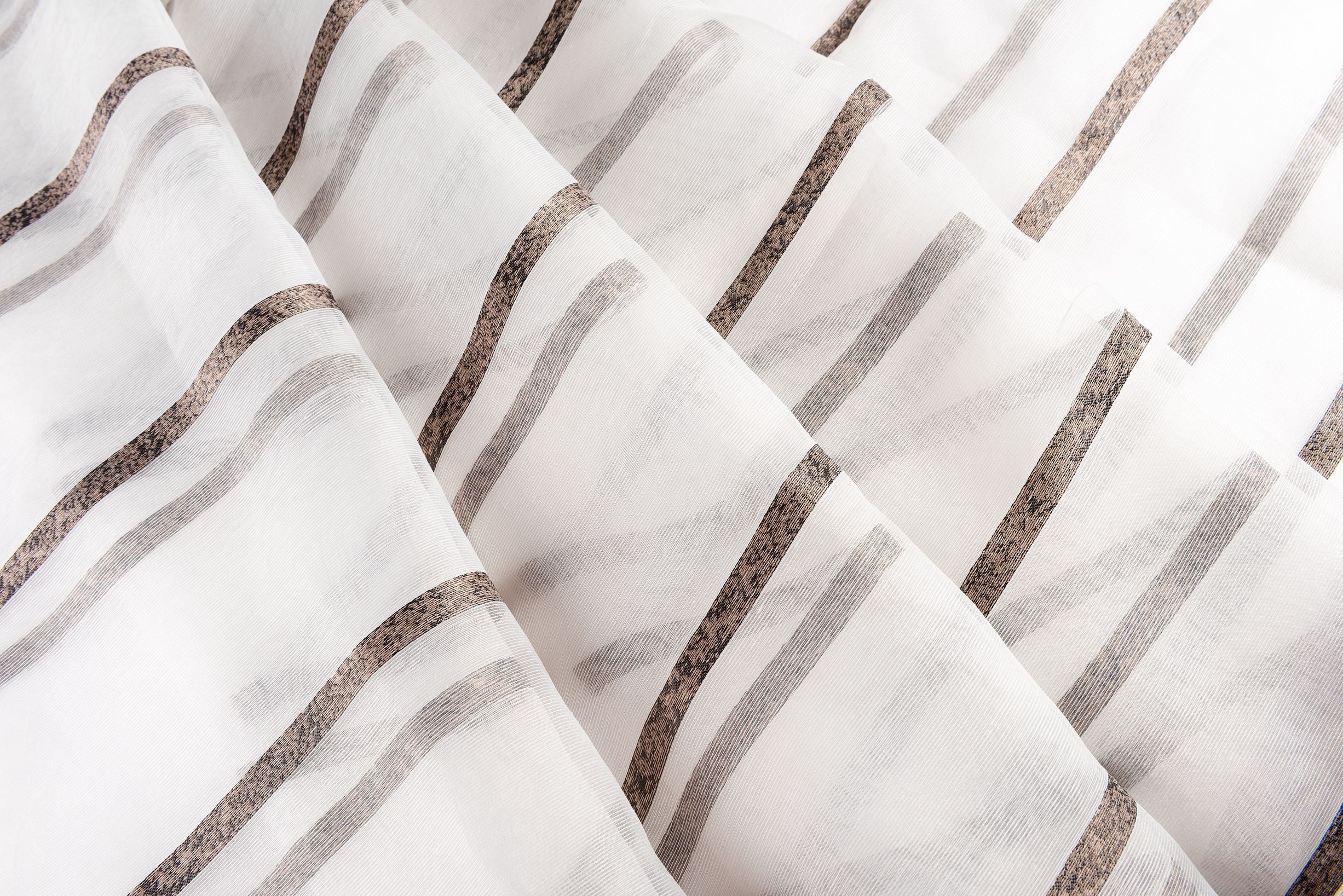 McAlister Textiles Timeless Natural Wide Width Voile Curtain Fabric Fabrics 