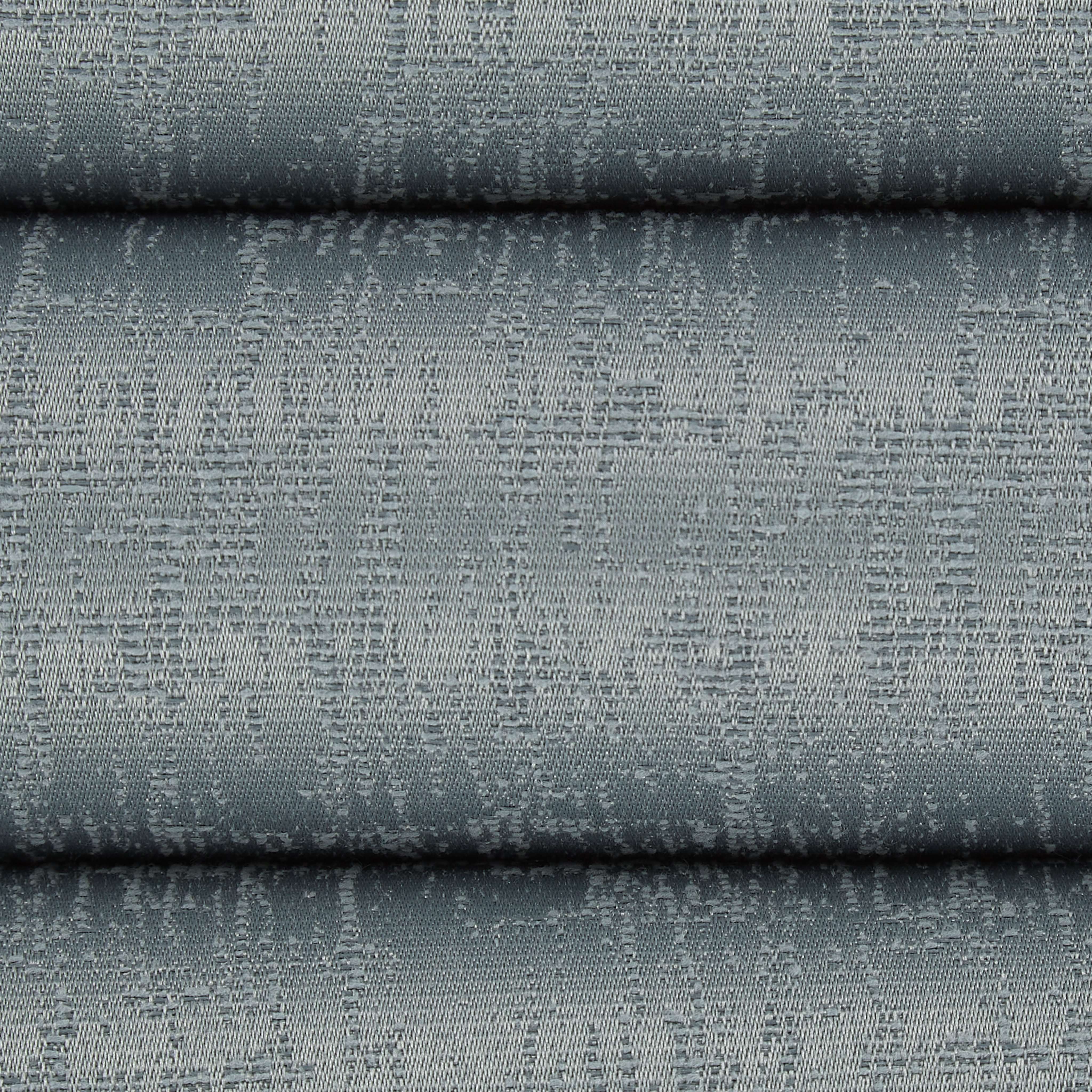 McAlister Textiles Kobe Smoke Blue FR Semi Plain Curtains Tailored Curtains 