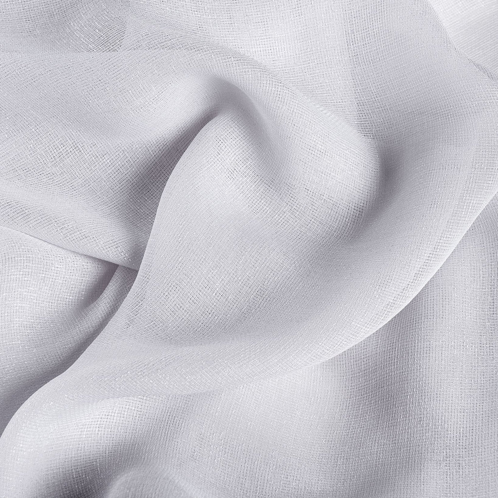 McAlister Textiles Infinity White Wide Width Voile Curtain Fabric Fabrics 1 Metre 