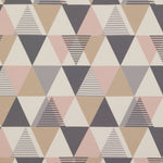 Charger l&#39;image dans la galerie, McAlister Textiles Vita Blush Pink and Grey FR Fabric Fabrics 1/2 Metre 
