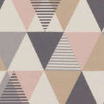 Charger l&#39;image dans la galerie, McAlister Textiles Vita Blush Pink and Grey FR Fabric Fabrics 
