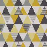 Charger l&#39;image dans la galerie, McAlister Textiles Vita Ochre Yellow and Grey FR Fabric Fabrics 1/2 Metre 
