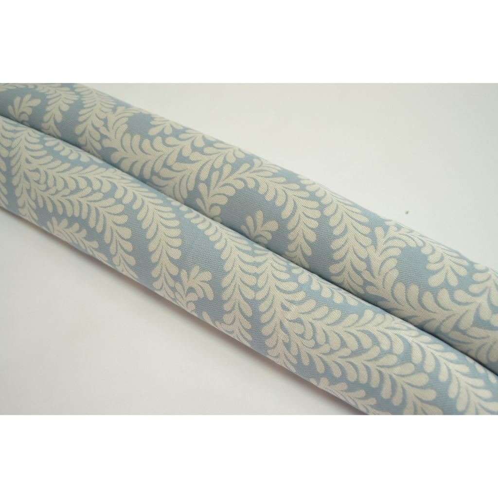 McAlister Textiles Little Leaf Wedgewood Blue Fabric Fabrics 