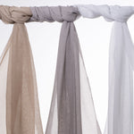 Charger l&#39;image dans la galerie, McAlister Textiles Infinity White Wide Width Voile Curtain Fabric Fabrics 
