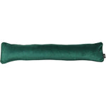 Charger l&#39;image dans la galerie, McAlister Textiles Matt Emerald Green Velvet Draught Excluder Draught Excluders 18 x 80cm 
