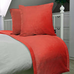 Charger l&#39;image dans la galerie, McAlister Textiles Matt Coral Pink Velvet Bedding Set Bedding Set 
