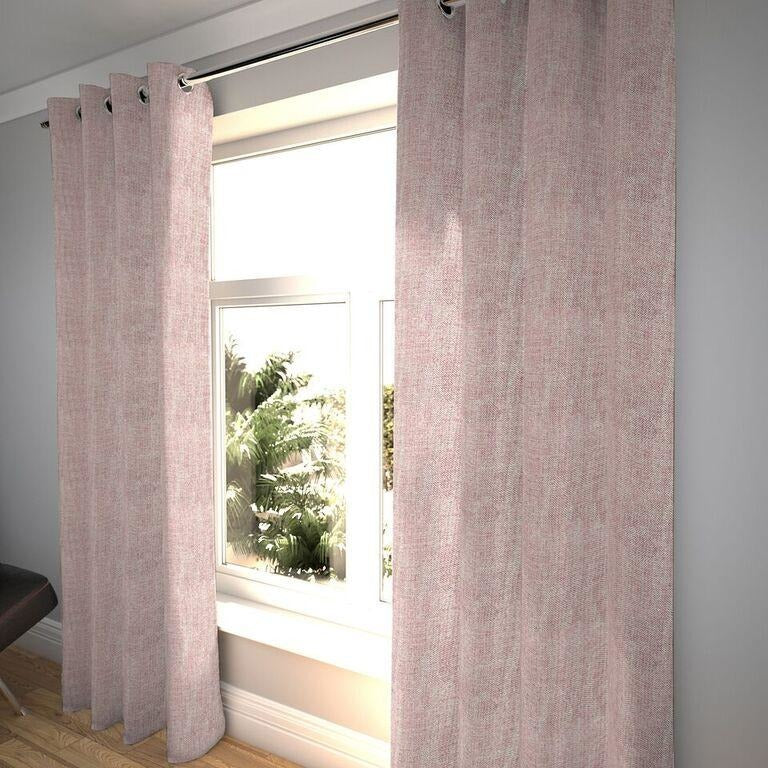 McAlister Textiles Rhumba Blush Pink Curtains Tailored Curtains 