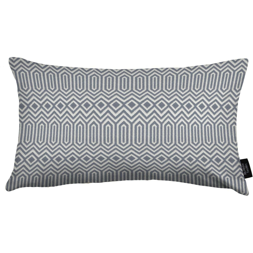 McAlister Textiles Colorado Geometric Blue Pillow Pillow Cover Only 50cm x 30cm 