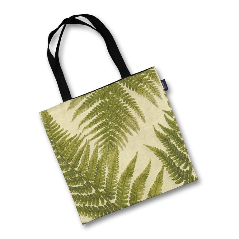 McAlister Textiles Forest Green Fern Tapestry Tote Bag Tote Bag 